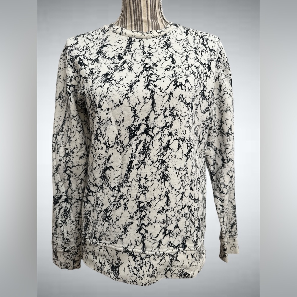 Sandro Paris RARE Crewneck Marbled sweatshirt
